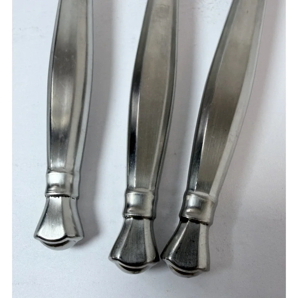 3 - Oneida ACT II / ACT 2 Satin Cube Mark Stainless Flatware 6 1/2